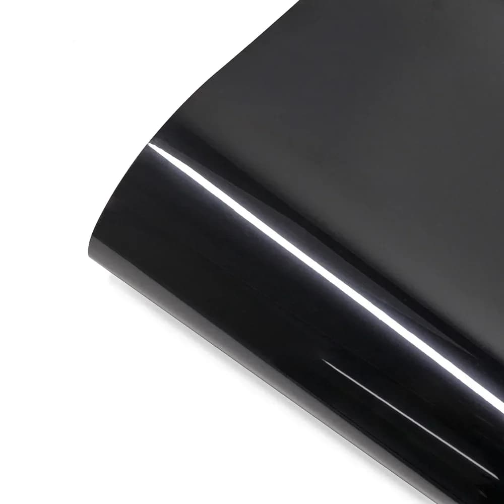Pellicola da imballaggio per auto Pianoforte Nero Bubble Free Adesivo per auto Pellicola in vinile Decalcomanie in PET Accessori per auto Decorazione interna esterna