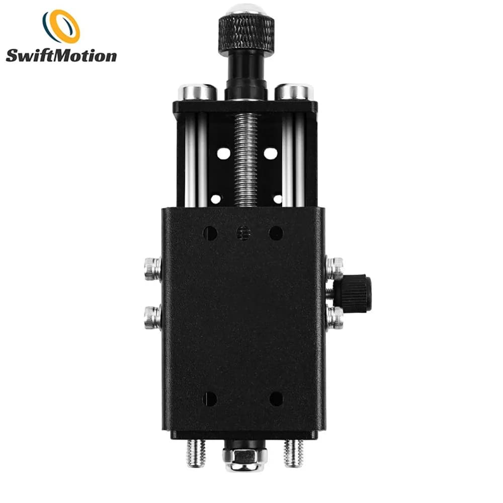 Linear sliding module with Z axis ball recirculation screw for laser engraver with metal support for laser head focus