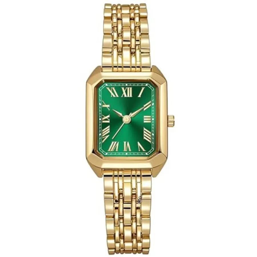 Women's Vintage Watch - Roman/Arabic Numeral Dial Options, Adjustable Alloy Bracelet, 3ATM Water Resistant Quartz Movement with