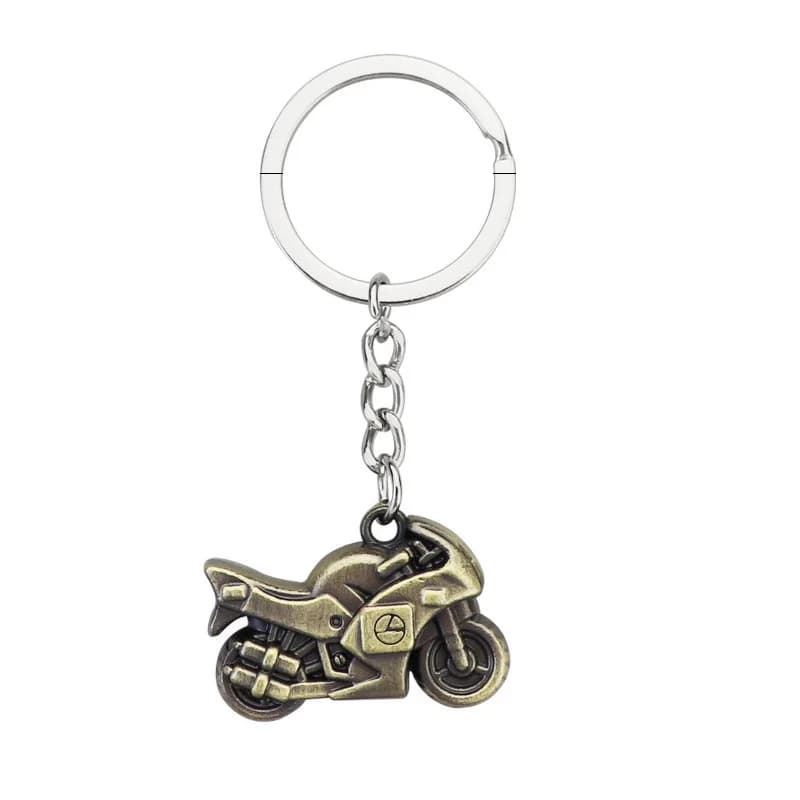 3D Craft Motorcycle Keychain Creative New Motocross Key Holder Model Sports Fans Backpack Decor Key Holder Pendant