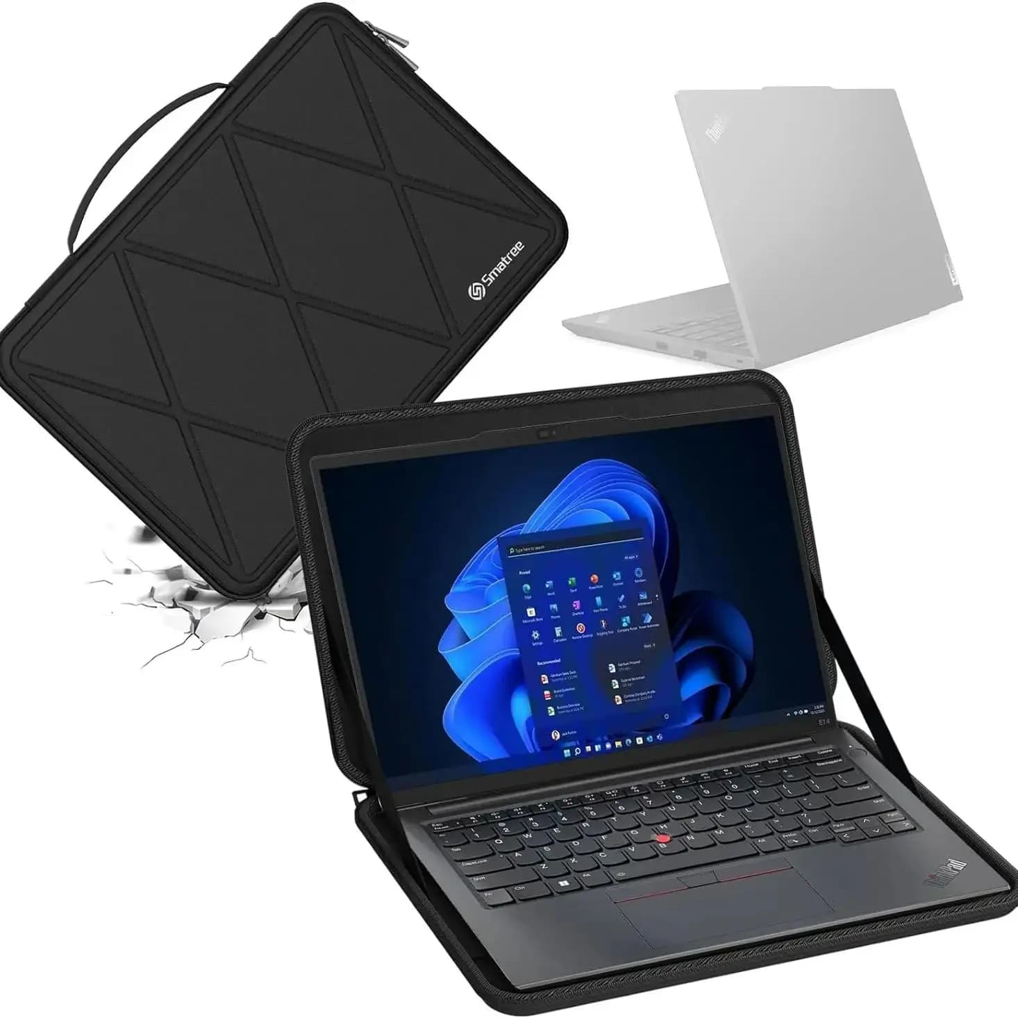 Custodia protettiva rigida in EVA per Lenovo IdeaPad 5x 2 in 1 da 14 pollici, Lenovo ThinkPad T14s Gen 6/5, custodia per laptop ThinkPad T14 Gen 5