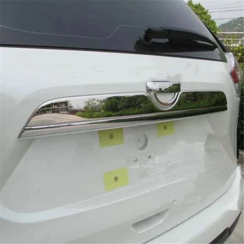 WELKINRY Per Nissan X-Trail T32 3a Gen 2014-2020 Rogue 2a Gen, Copertura Cromata in ABS per Portellone Posteriore, Bagagliaio, Trim Decorativo