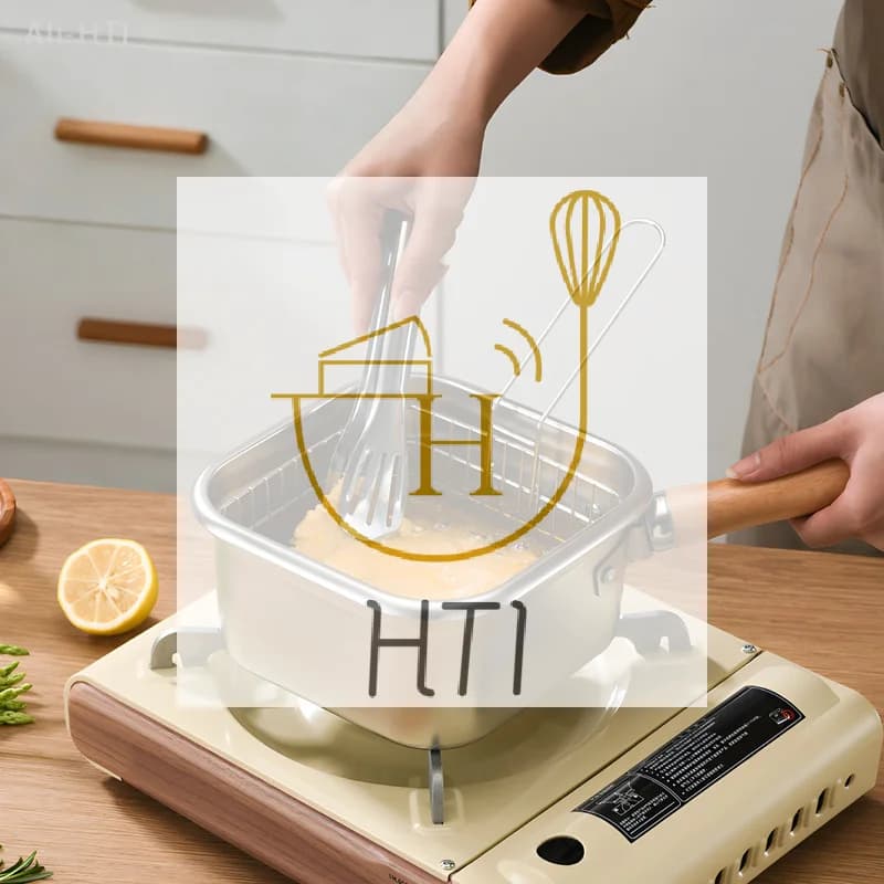 Frying Machine Deep in Stainless Steel, Frying pan in Low Consumption Oil, Frying Machine Deep with Basket and Handle, Versatile Fryer with Cover