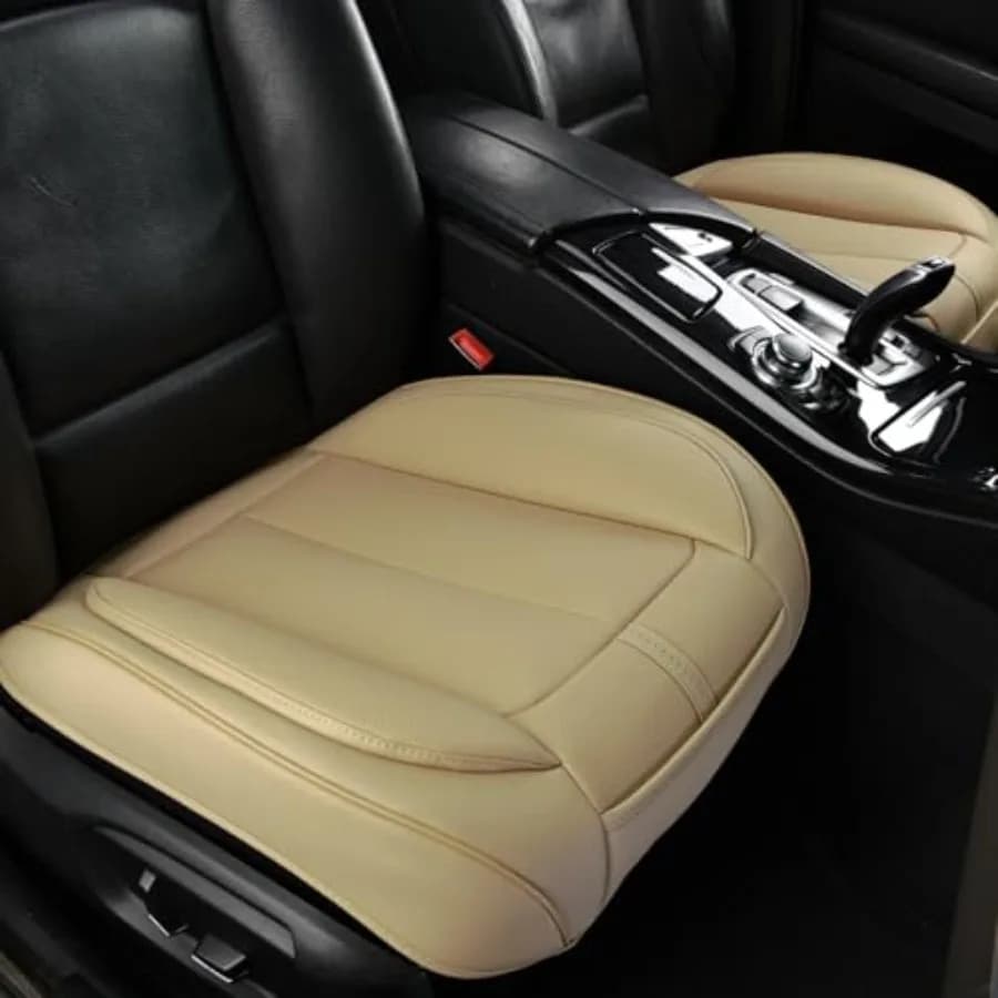 Set of 2 Front Covers for Cars, Lower Part Only, in Anti-slip Ecopelle, Padded, Complete Protection with Storage Function