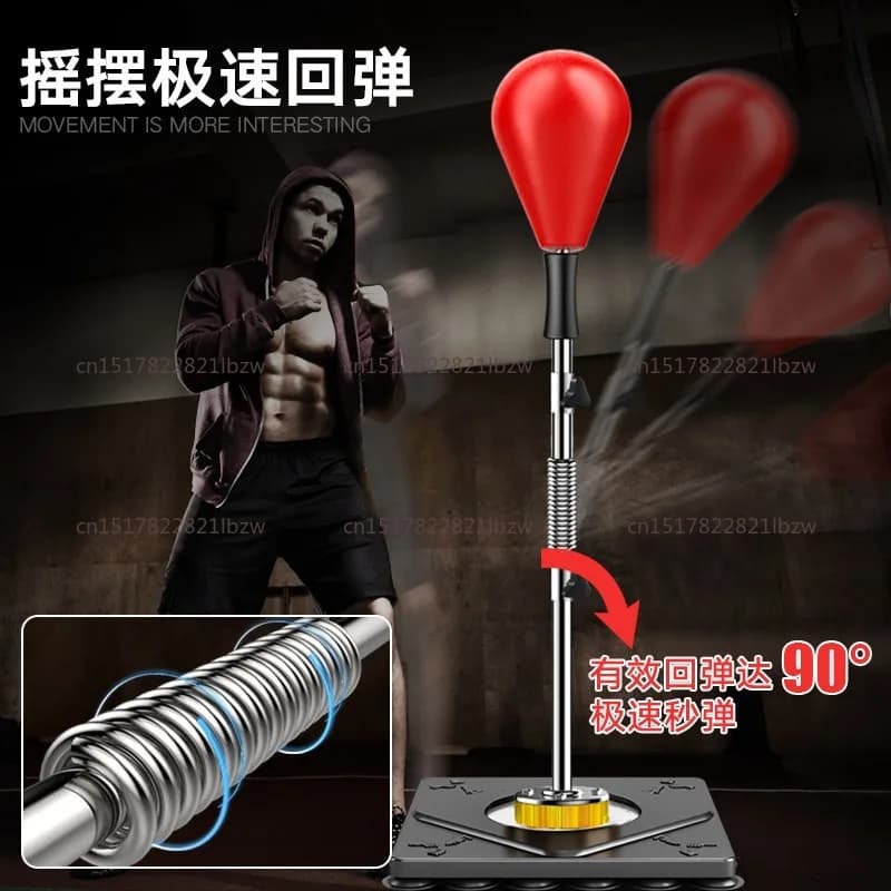 Standing Punching Bag Adjustable Height Boxing Training Bag Base Tumbler Sandbag Vertical Speed Ball 24 Large Suction Cup