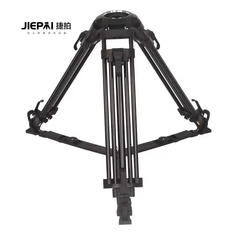 Nuovo Treppiede Professionale Jiepai V25 per Videocamere CCTV e Trasmissioni, con Base a Sfera da 150mm
