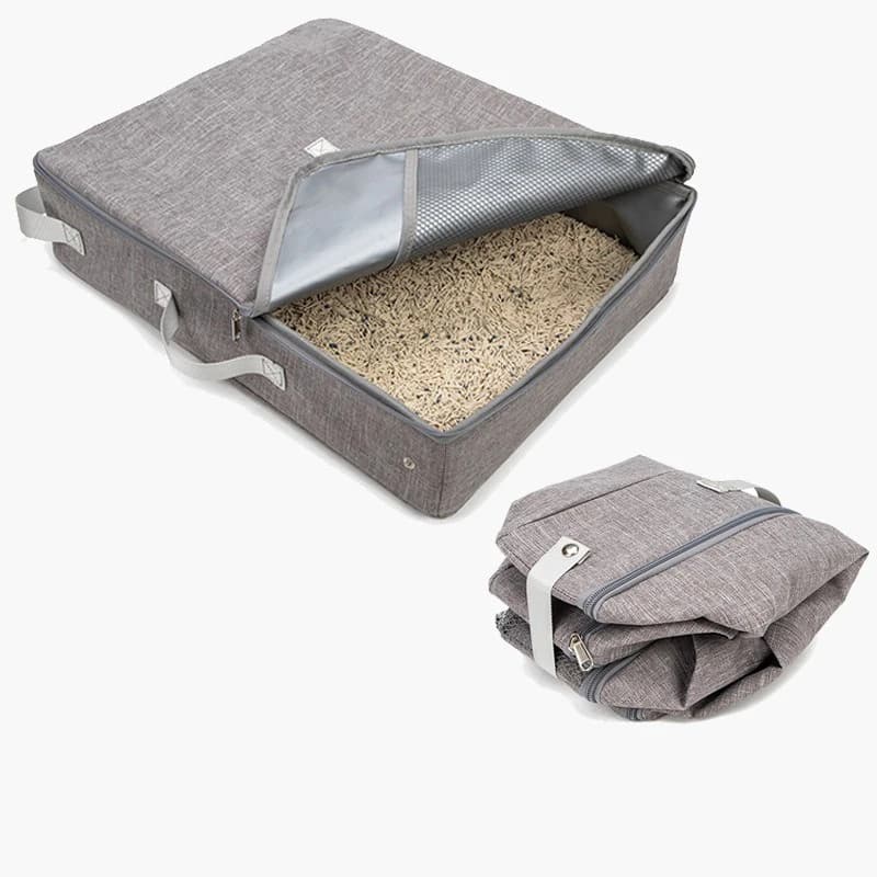 Lettiera per animali domestici da 1 pezzo, extra large, antispruzzo, impermeabile, portatile, pieghevole e mobile per uso esterno