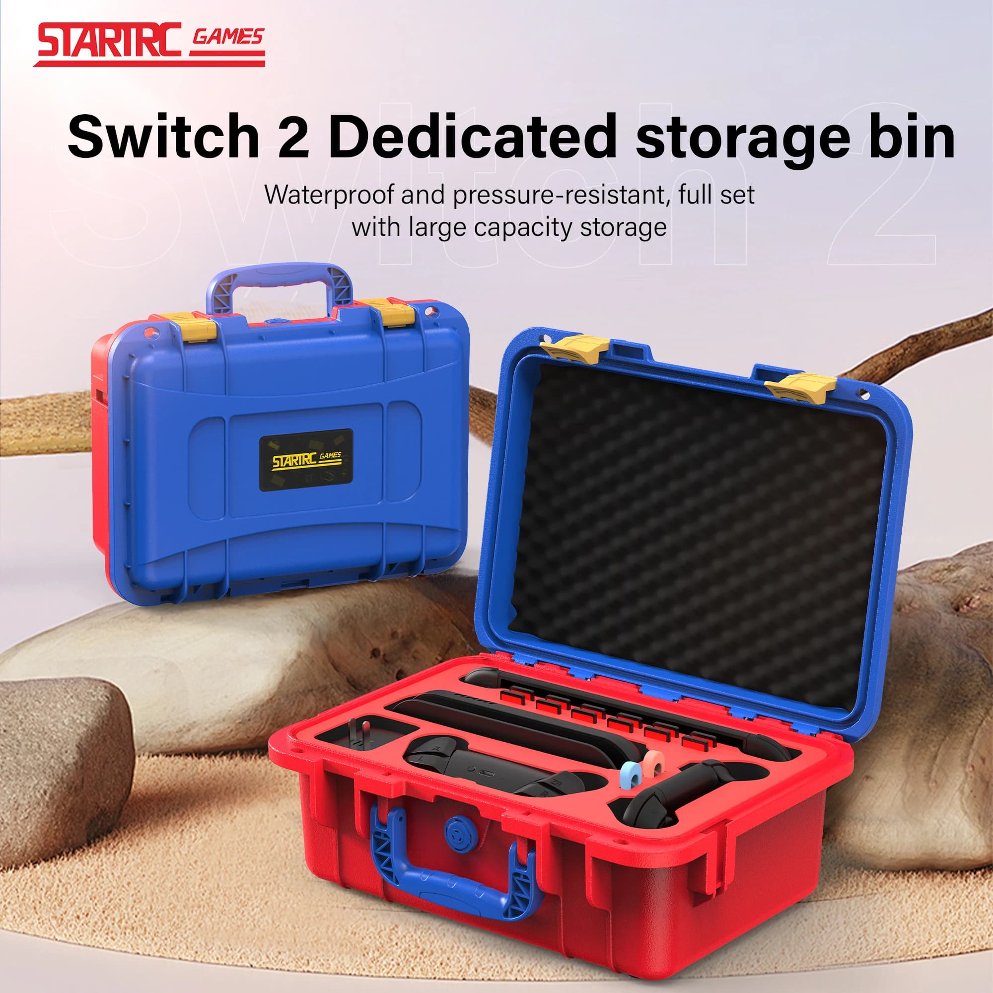 switch 2 game console case, transport case, single shoulder diagonal holder box, luggage protection and accessories