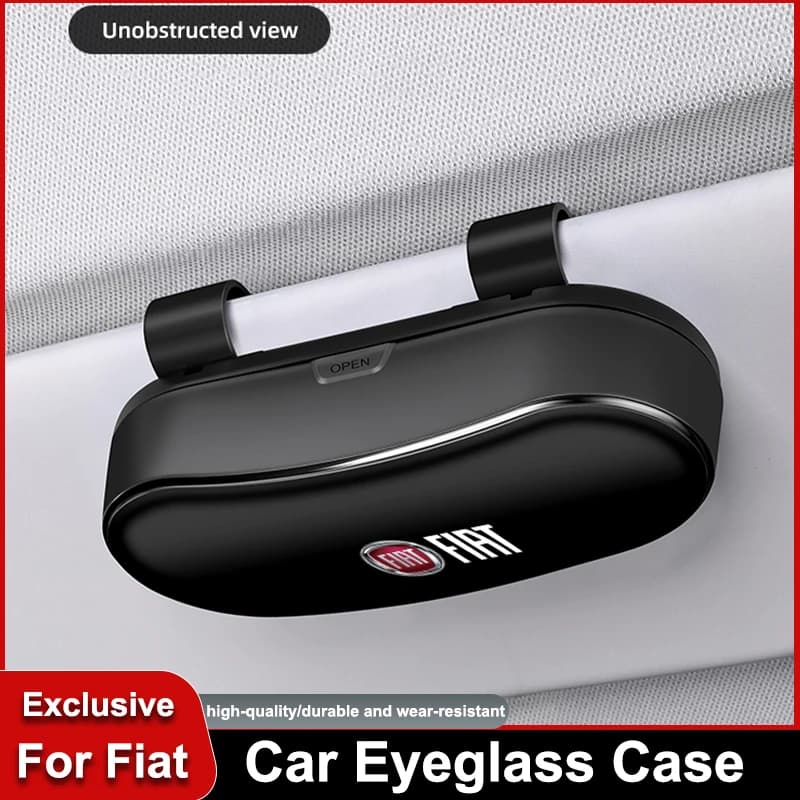 Car Glasses Clip Auto Sunglasses Case Box High Quality Accessorie For Fiat 500 Punto Panda Doblo Stilo Bravo Pondo Palio Abarth