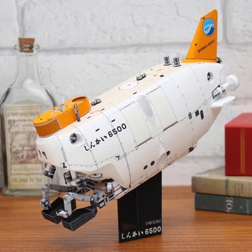 1:48 scala Shinkai 6500 Kit modello di carta sottomarina Kit modello di carta fai da te puzzle giocattolo fatto a mano fai da te