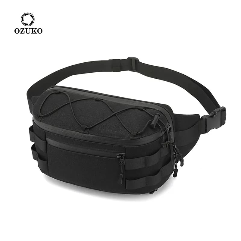 OZUKO Men's Running Waist For Outdoor Sports For Men's Raincoats For Teenagers