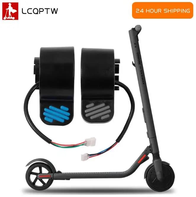 Per Ninebot ES1 ES2 ES3 ES4 Scooter elestrico E-bike pulsante del dito Kit parte freno a farfalla estranuladore Conjunto Do acceleratore