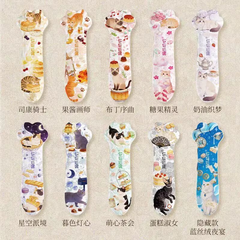 New Adorable Cat Claw Surprise Box With Cat Leg Shaped Cartoon Knife Unboxing For Cat Lovers And Unboxing Card Collectors Gift