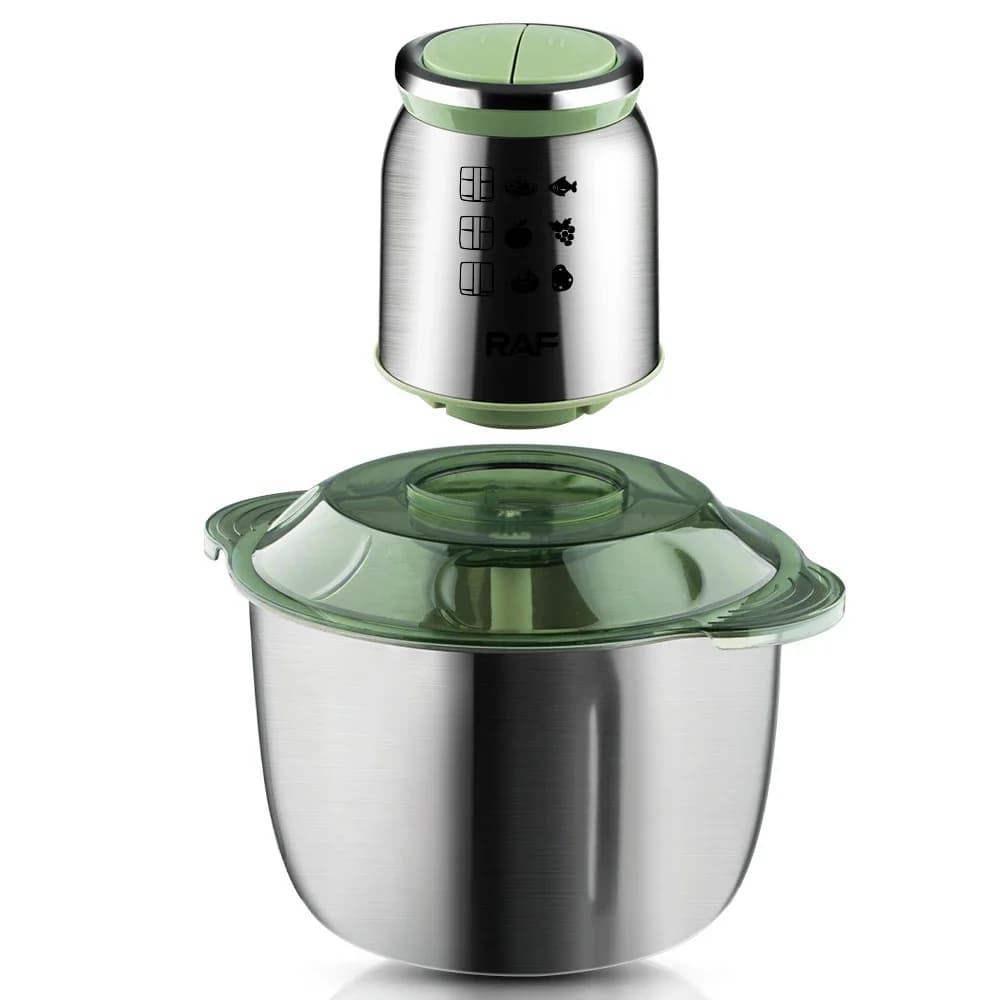 5L Electric Meat Grinder 1000W Blender Machine for Kitchen Stainless Steel Chopper Meat Mincer Food Processor
