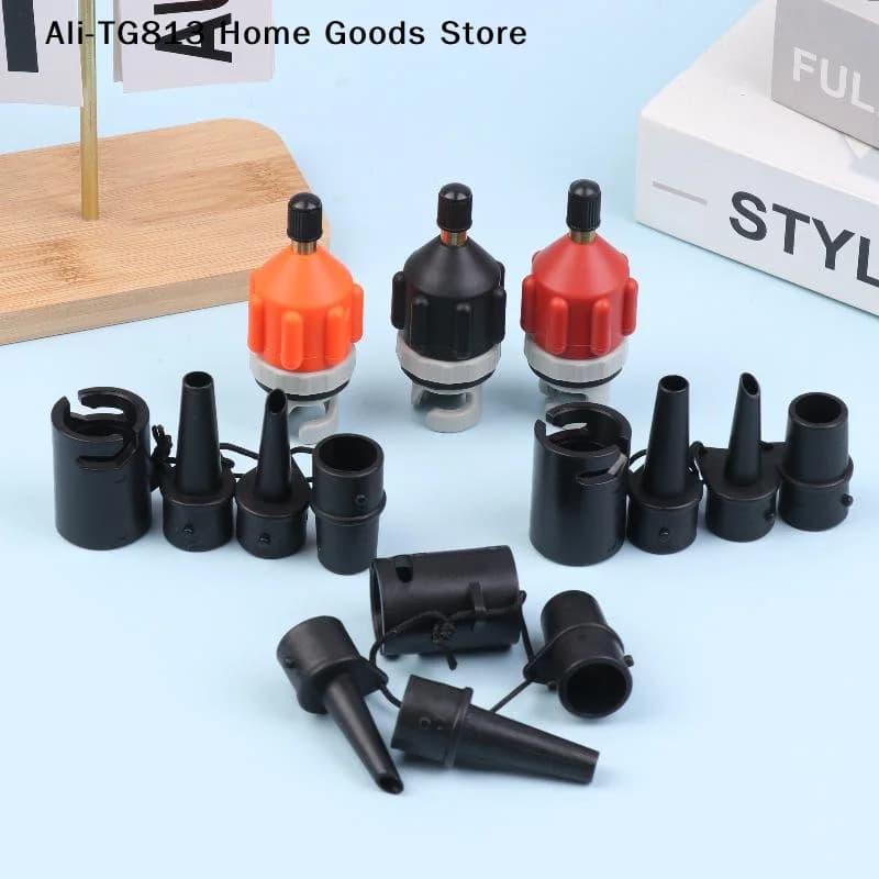 [TG813]Air Valve Adaptor For SUP Board Inflatable Pump Adapter Paddle Boat Kayak Air Valve Pump Tire Air Connector Combo Kit