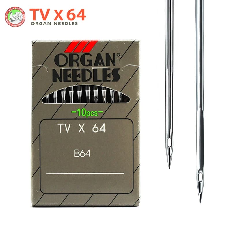100 PCS TVx64 ORGAN Sewing Machine Needles For Double Needle Chainstitch Flatbed Sewing Machine B64 UY192