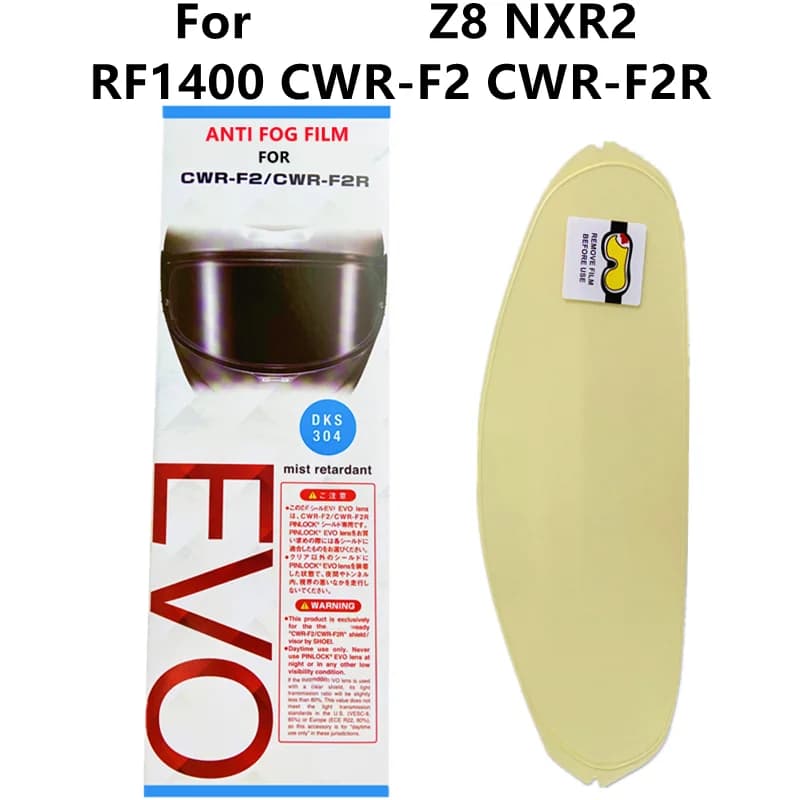 Z8 visiera pellicola antiappannamento per SHOEI RF1400 NXR2 CWR-F2 Z-8 CWR-F2R Z8 casco moto Anti appannamento visiera pellicola obiettivo accessori