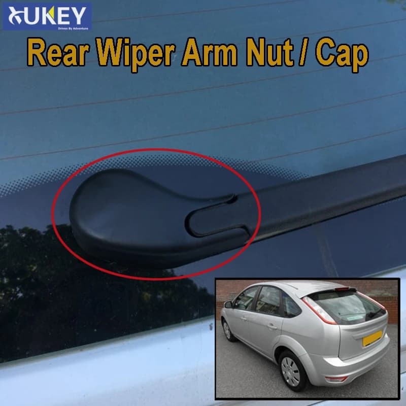 Xukey 1PC Tergicristallo Posteriore Rondella Braccio Tappo di Copertura Dado Misura Per Ford Focus 2 MK2 2004 2005 2006 2007 2008 2009 2010 2011