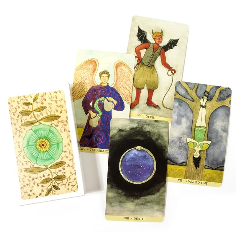 Mara Lunne mazzo di carte dei tarocchi illustrazioni vibranti amante dei tarocchi principiante