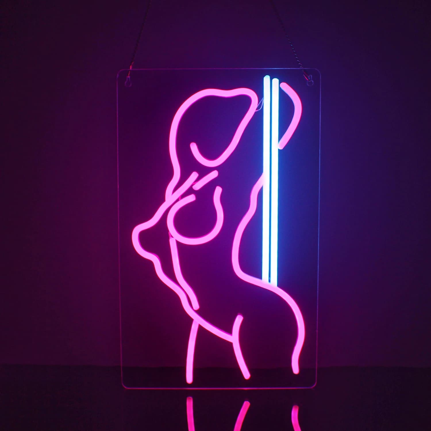 Pole Dance Sexy Lady Back Donna Corpo Insegne al neon Luce a LED Casa Ragazzo Ragazza Camera da letto Festa Bar Night Club Camera Letto personalizzato Decorazione della parete