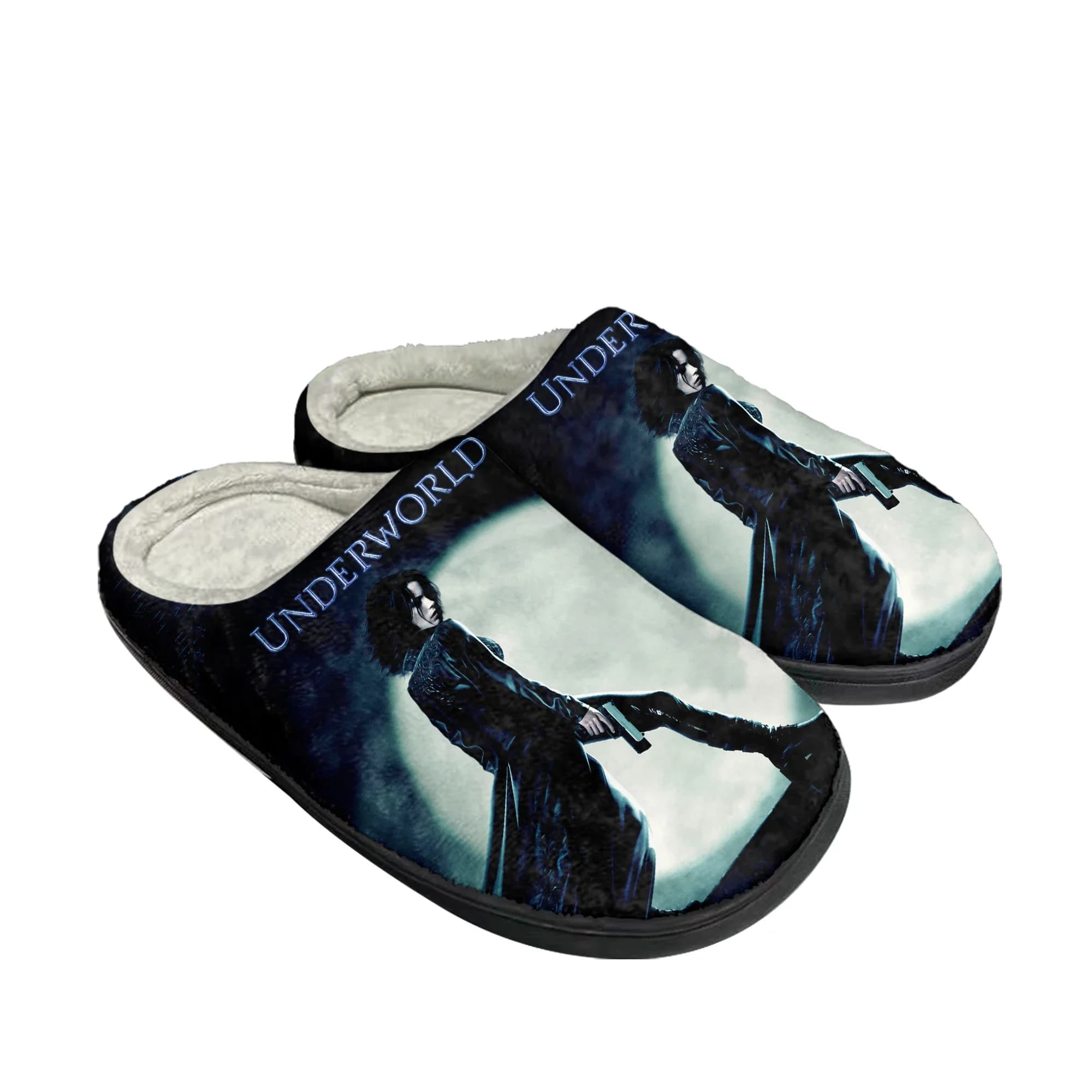 Underworld Moive Home Pantofole in cotone Uomo Donna Selene Peluche Camera da letto Casual Mantieni calde Scarpe Pantofola termica Scarpa personalizzata
