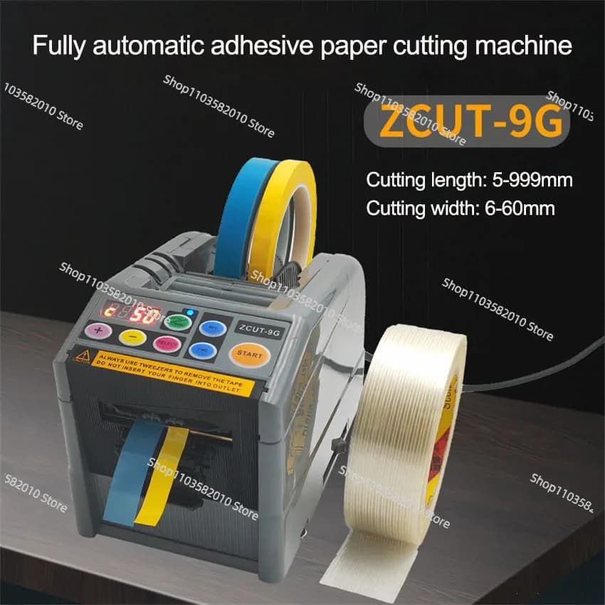Tagliatrice elettrica automatica per dispenser di nastro adesivo da 6-60 mm di larghezza Tagliatrice per nastro trasparente in vinile