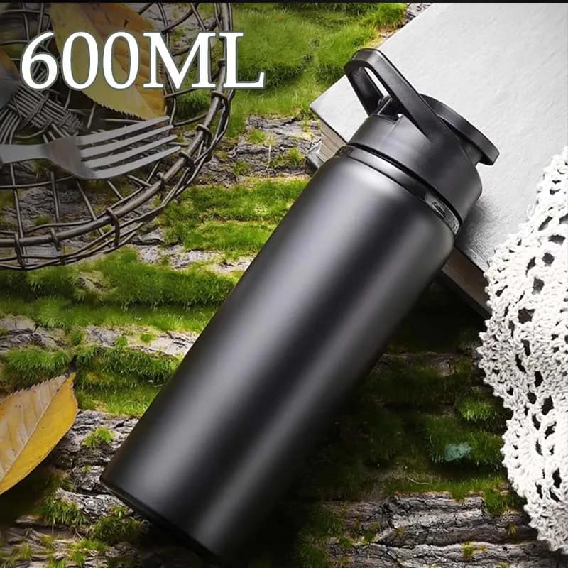 1-3 pieces elegant stainless steel portable sports water bottle for leisure bicycle riding drinking water bottle travel cup for outdoor sports