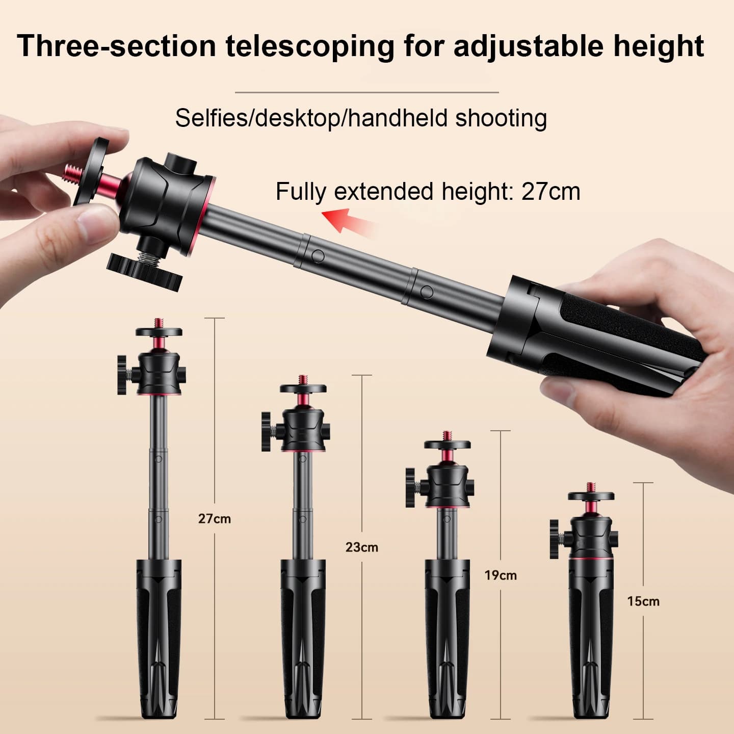 Extended licenses Designers also selected these stock photos Extension rod Mini Selfie Stick with Handle for Insta360 and DJI Action Pocket Camera