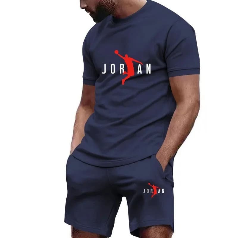 Complete Breathable Man 2026 - New Ultra-Comfortable Set of High Quality: T-Shirt to Sleeves Court + Running Casual Shorts