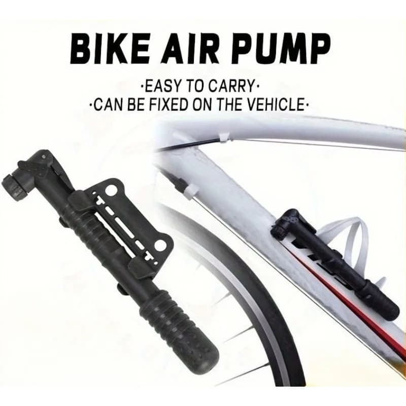 Mini pompa da bici portatile con staffa Ciclismo a mano MTB Mountain Bike Pompa d'aria Gonfiatore per pneumatici per biciclette Parti di biciclette