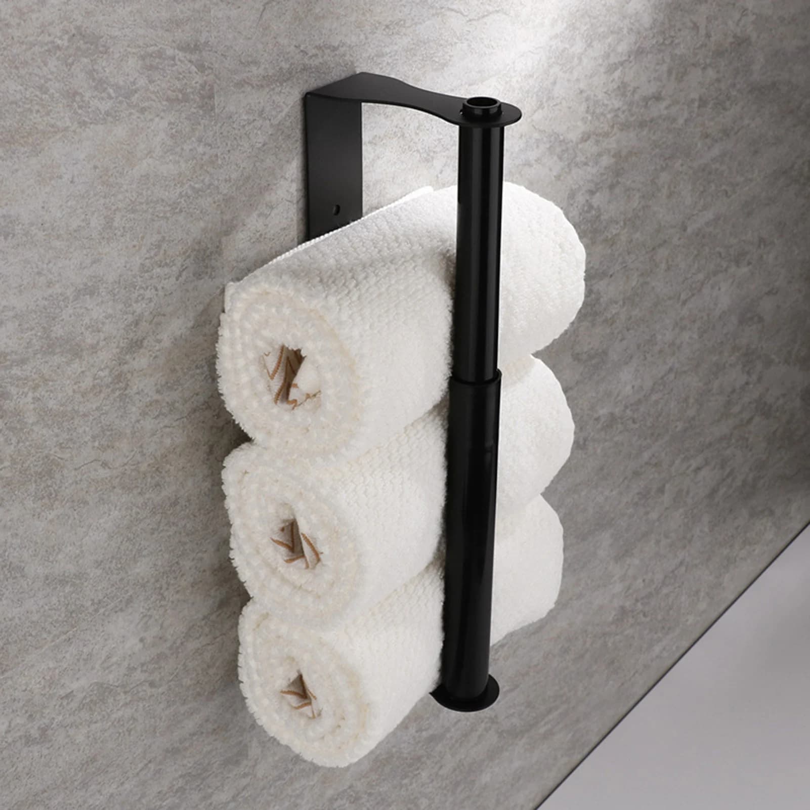 Porta asciugamani di carta da cucina Porta asciugamani facile da installare e portarotolo di pellicola trasparente per mantenere pulito e asciutto nel controsoffitto