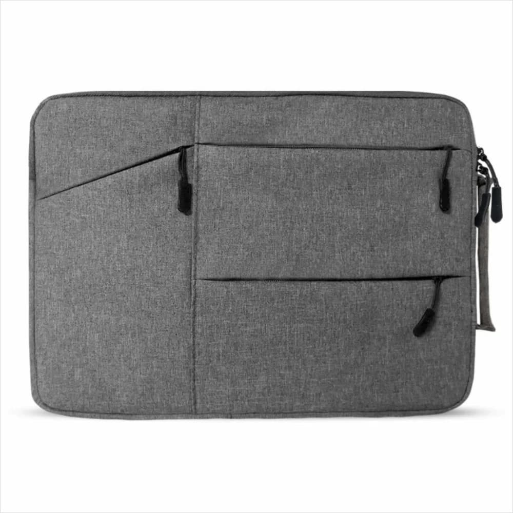 Custodia per laptop impermeabile da 14 pollici con fodera in flanella, borsa antiurto per laptop in tessuto Oxford resistente all'usura