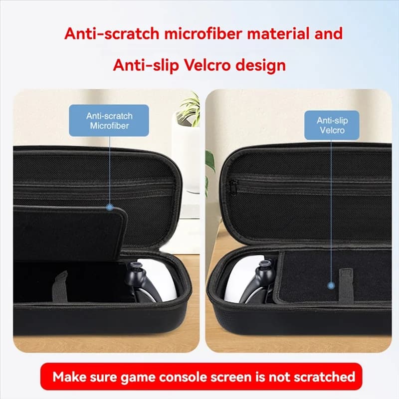 Nuovo! Custodia da trasporto antiurto per Sony PS5 Playstation Portal Custodia protettiva portatile con scomparti per accessori