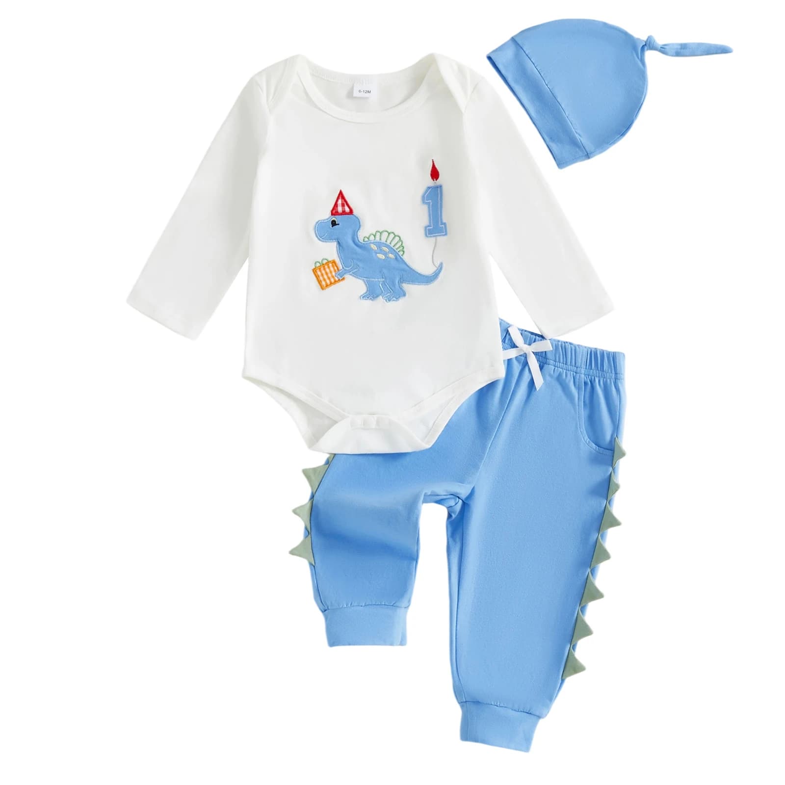Completo da compleanno per bambina, abito a maniche lunghe con applicazioni di unicorno, leggings e fascia per capelli, set autunnale da 3 pezzi