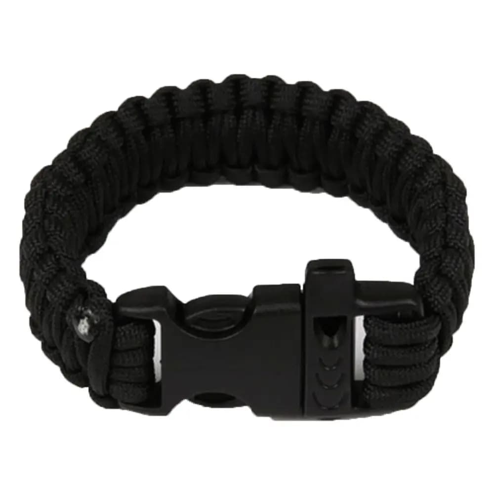 High Quality Curved Emergency Tool Outdoor Bracelet Strap Paracord Accessories Side Release Buckle Survival Whistle Buckles
