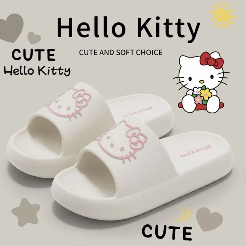 Pantofole da casa Kawaii a forma di gattino in EVA, ultraleggere, antiscivolo, da donna, estive, per studentesse, alla moda