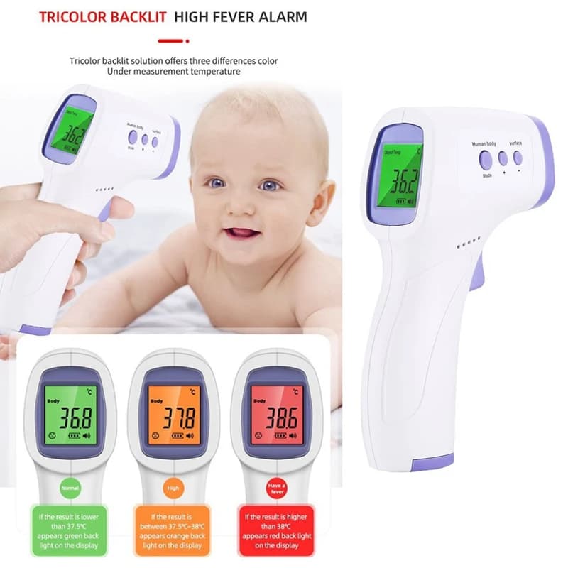 Medical Temperature Infrared Thermometer Forehead Digital Non-contact Thermomete LED Display Fever Measure Tool For Baby Adult