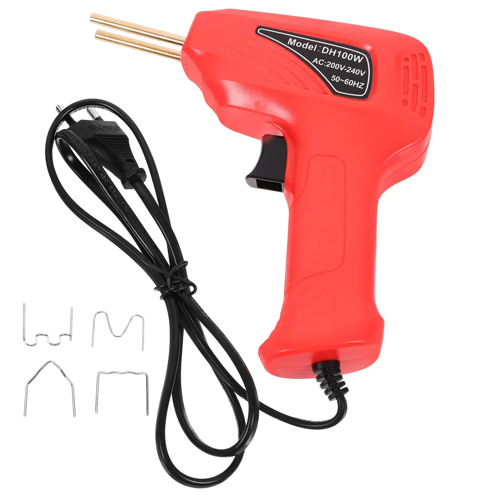Kit 1 Pezzo Pistola per Saldatura in Rame Puro, Riscaldamento Rapido 3 Secondi, Taglio Termico, Saldatura Fibra, Plastica Automobilistica