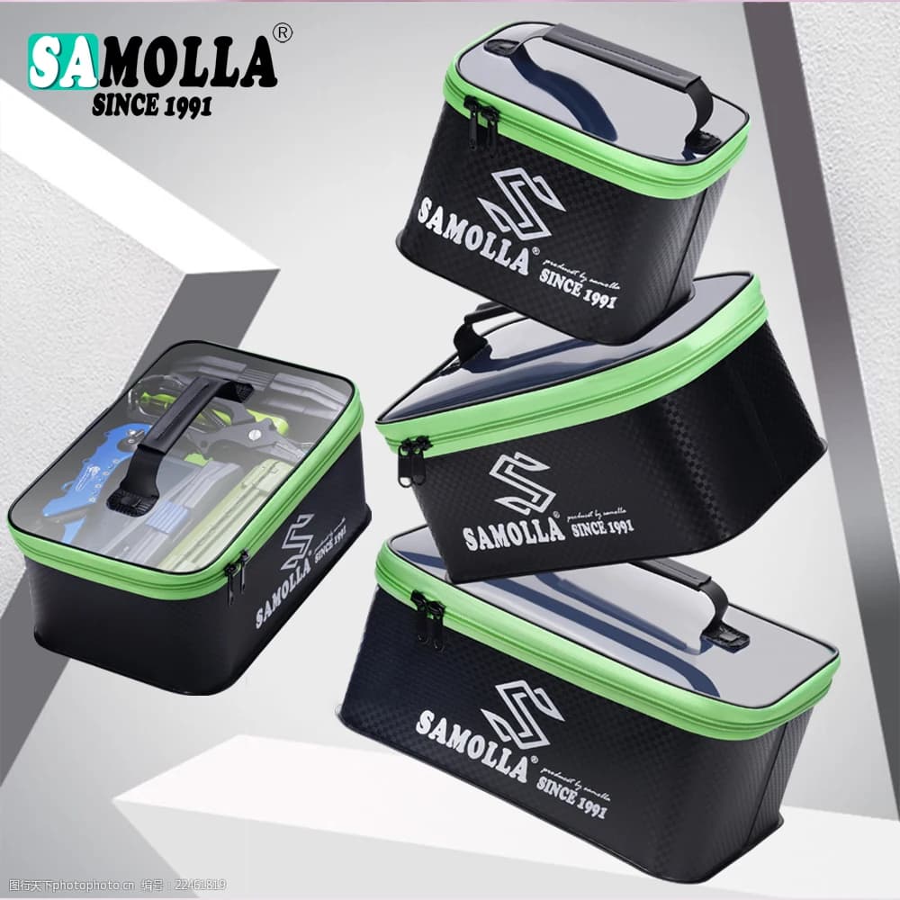 EVA thickened fishing bag Waterproof fishing gear box Bucket for live fish Fishing bag with main float case for sub-line