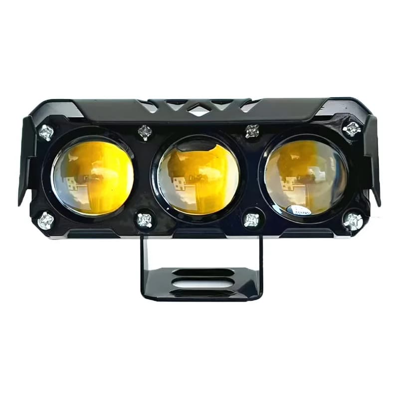 LED Downlights for Motorcycle White Yellow Double Color Super Bright Headlamp for Electric Bike Lamp for Front Lighting