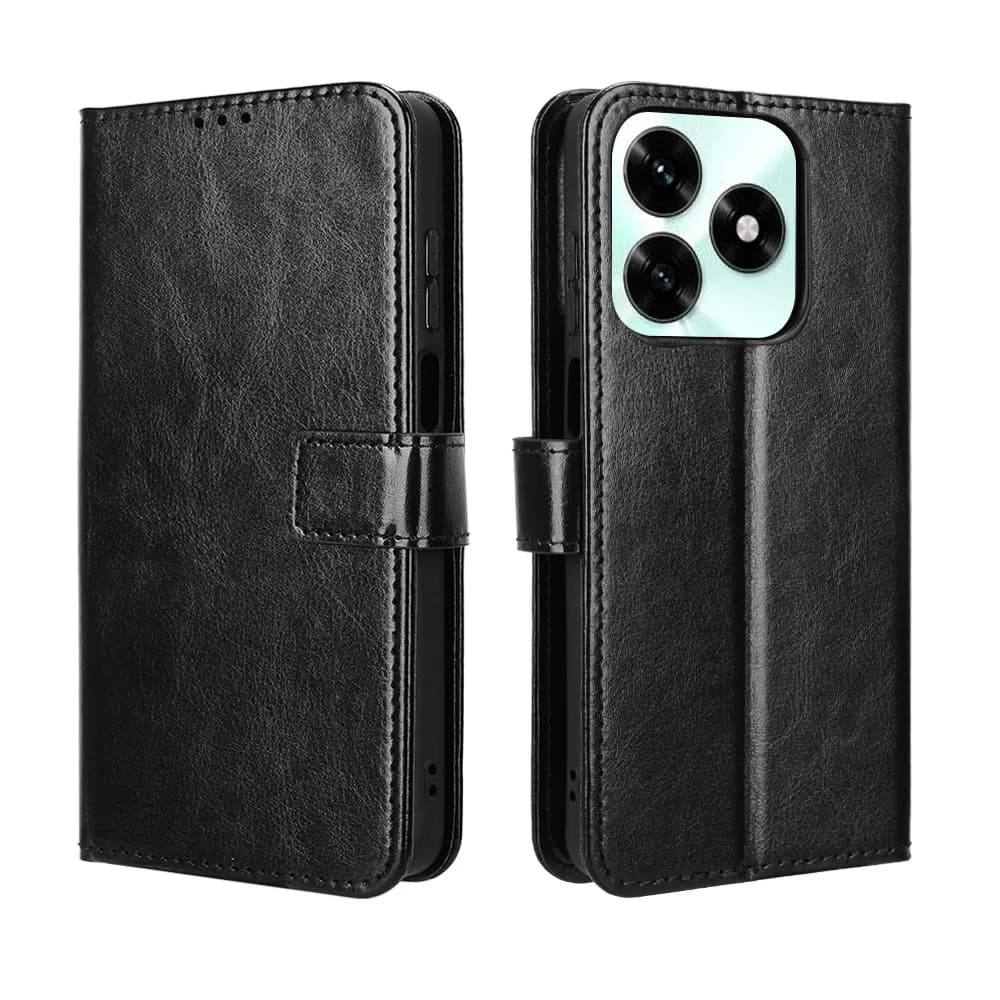 Custodia di lusso a libro in pelle PU con funzione portafoglio e laccetto per Huawei Honor X5D, compatibile anche con Honor X5D Plus e Honor X5D.