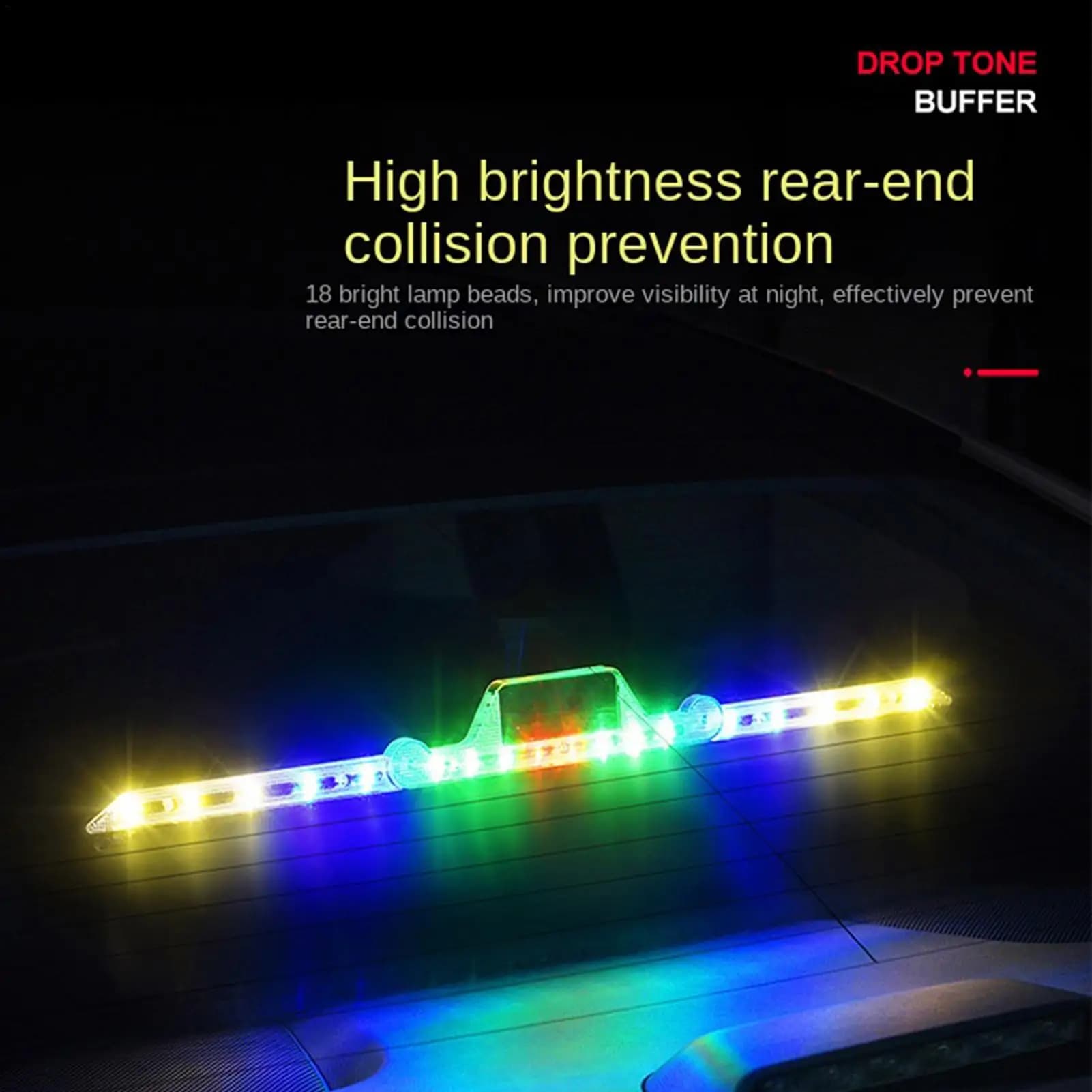 Luci stroboscopiche a LED, lampada triangolare di emergenza con giunti rotanti, luce di segnalazione per camion, SUV, rimorchi, guida notturna su autostrada all'aperto
