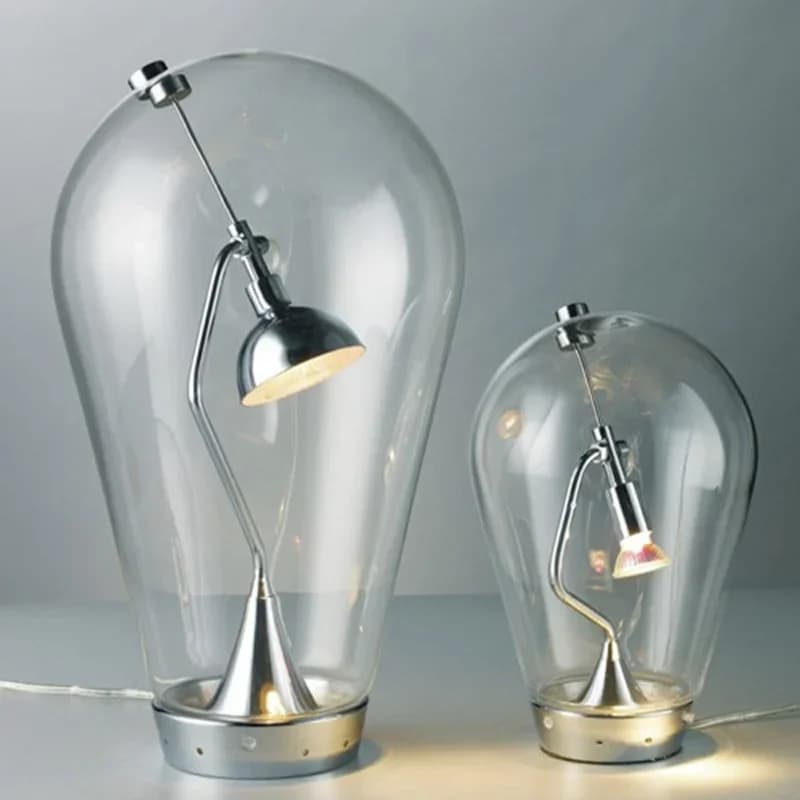 Lampada da scrivania moderna con magnete soffiato in vetro Touch per soggiorno sala studio decorazione camera da letto lampada da lettura da scrivania