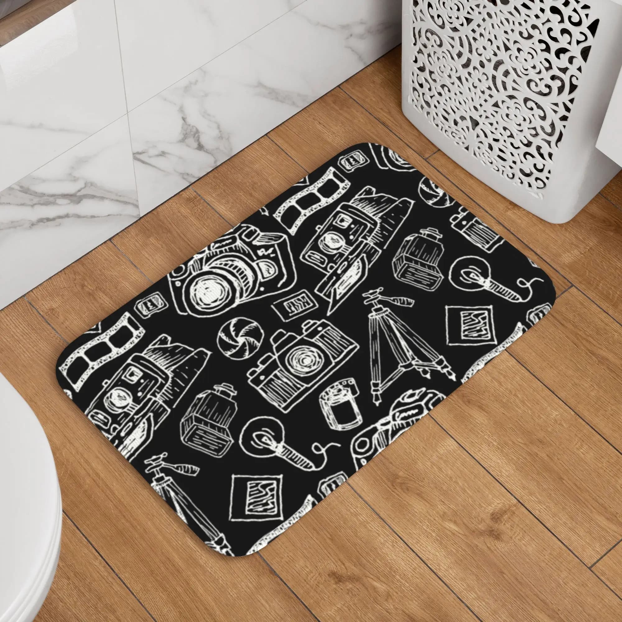 Tappetino Personalizzato per Fotografi, Antiscivolo, per Bagno, Cucina, Camera da Letto, 40*60cm