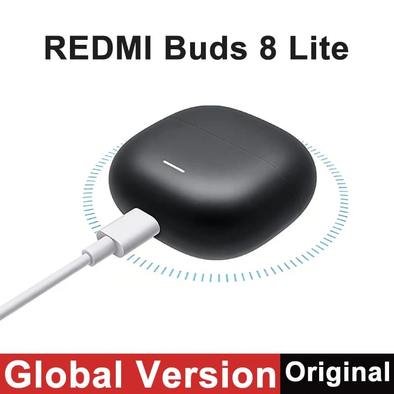 Redmi Buds 8 Lite Wireless Bluetooth Headphones with Active Noise 42dB, Bluetooth 5.4, 475mAh Battery with 36 Autonomous Hours, Mi TWS