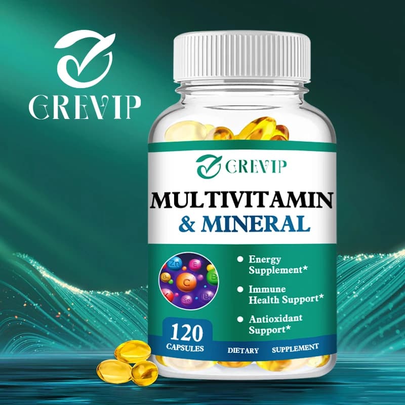 Multivitamin and mineral supplements: supports immune system, heart function and skin health, effectively relieves stress