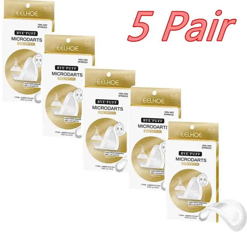 5 pairs of patches for the eyes with Microneedle of hyaluronic acid mask for the aging of wrinkles moisturizing eyewear under the eye gel bearings
