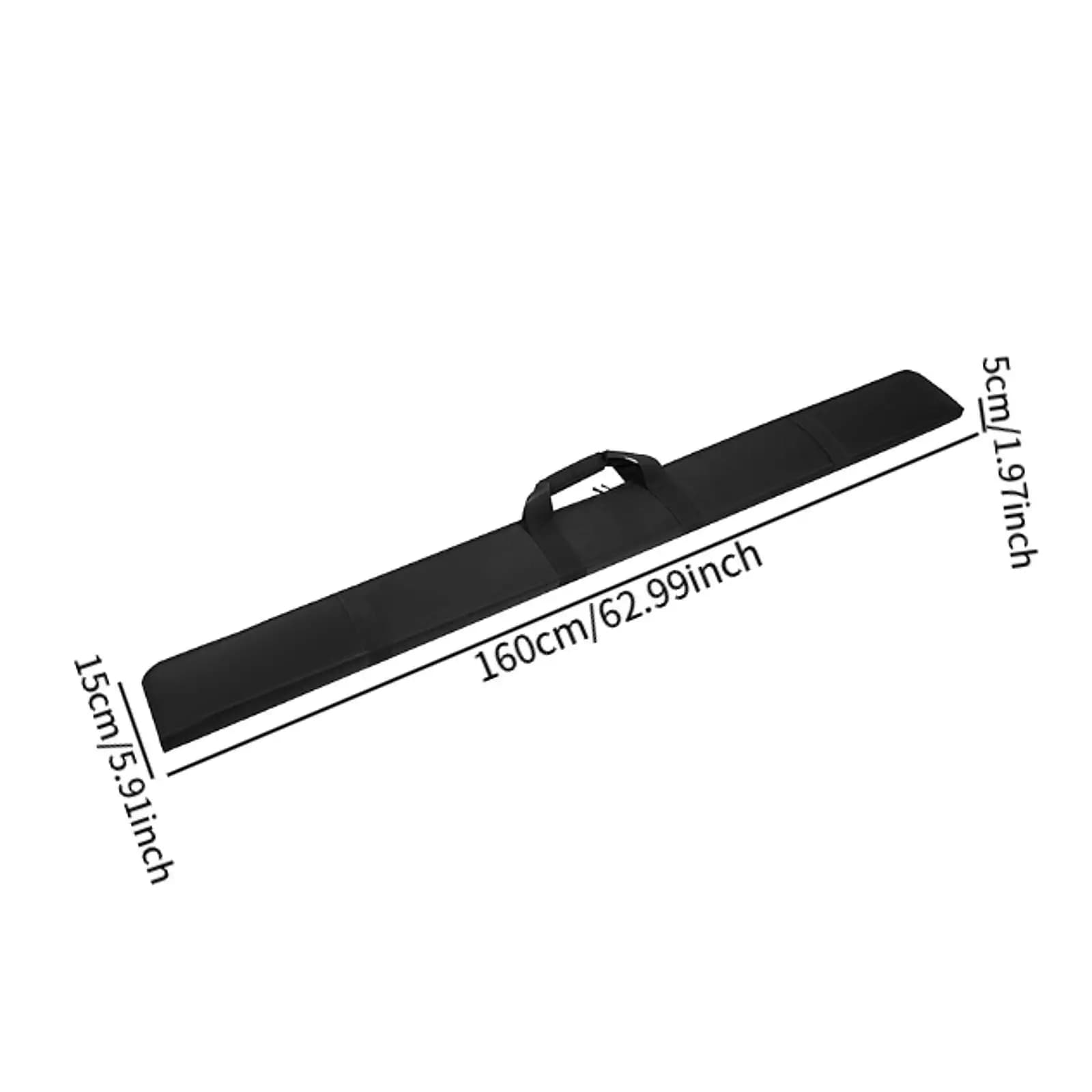 Portable Billiard Cue Bag Sturdy Wear Resistant Polyester Shoulder Strap Holder Organizer Waterproof Sleeve for Pool Cue Storage