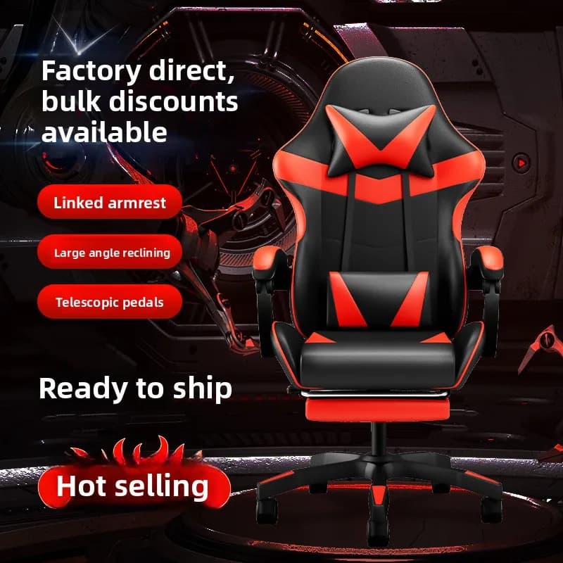 Sedia da Gaming Ergonomica, Sedia da Ufficio Reclinabile con Supporto Lombare per Sessioni Prolungate, Sedia da Gioco