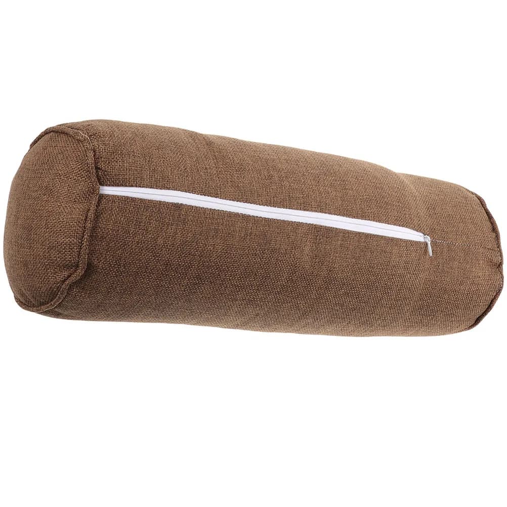 Versatile Yoga Pillow Cotton Linen Material High Density Compressive Strength for Beginners Women Yoga Lovers Lumbar Spine